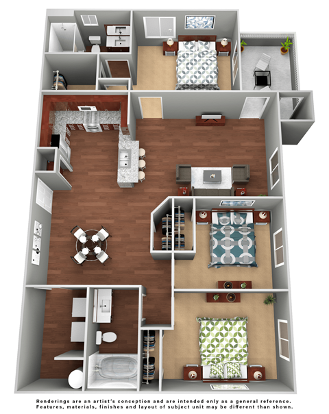 Meadows at Homestead 3 Bed Floorplan
